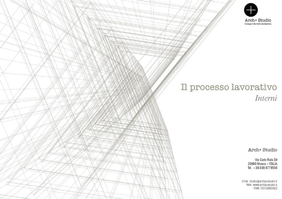 Processo lavorativo - Arch+ Studio